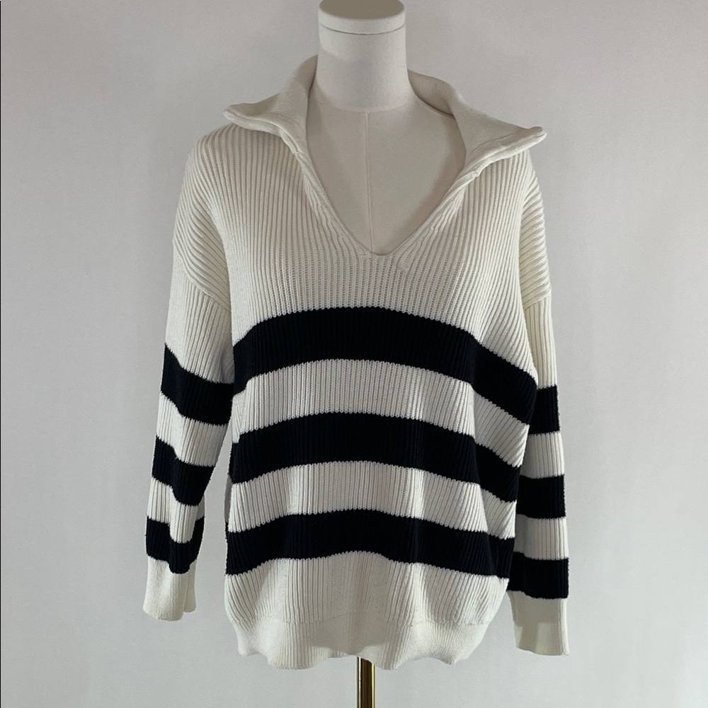 SOON Maternity Jenni Polo Sweater, M - Picture 5 of 14
